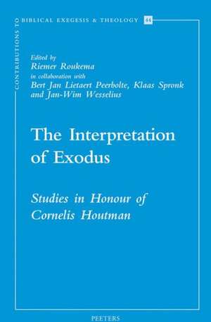 The Interpretation of Exodus: Studies in Honour of Cornelis Houtman de Riemer Roukema