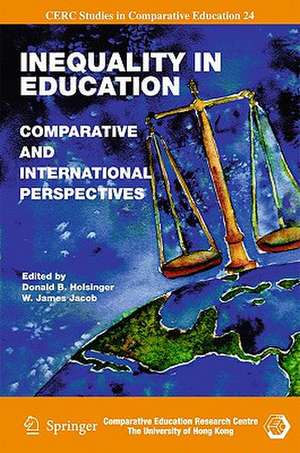 Inequality in Education: Comparative and International Perspectives de Donald B. Holsinger