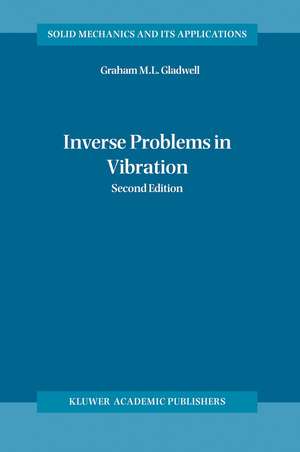 Inverse Problems in Vibration de G. M. L. Gladwell