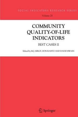 Community Quality-of-Life Indicators: Best Cases II de M. Joseph Sirgy