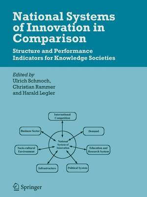 National Systems of Innovation in Comparison: Structure and Performance Indicators for Knowledge Societies de Ulrich Schmoch