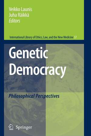 Genetic Democracy: Philosophical Perspectives de Veikko Launis