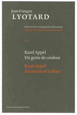 Karel Appel de Jean-Francois Lyotard