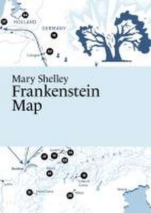 Mary Shelley: Frankenstein Map de Paris Grafik