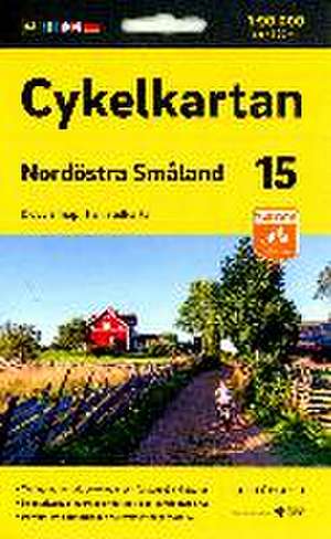 Cykelkartan Blad 15 Nordöstra Småland 1:90000