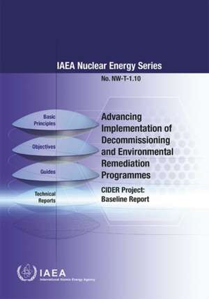 Advancing Implementation of Decommissioning and Environmental Remediation Programmes - Cider Project: Baseline Report de International Atomic Energy Agency