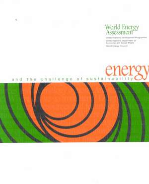 World Energy Assessment: Energy and the Challenge of Sustainability : Overview de Jose Goldemberg