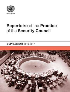 Repertoire of the Practice of the Security Council de United Nations Publications