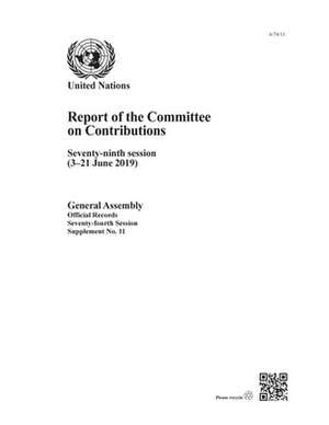 Report of the Committee on Contributions de United Nations Publications