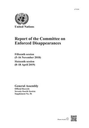 Report of the Committee on Enforced Disappearances de United Nations Publications