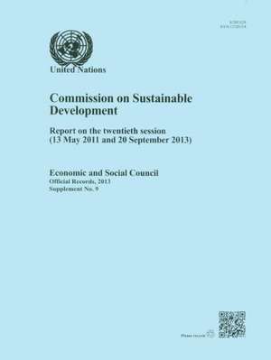 Report of the Commission on Sustainable Development 20th Session (13 May 2011 and 20 September 2013) de United Nations