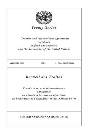 Treaty Series 2926 de United Nations