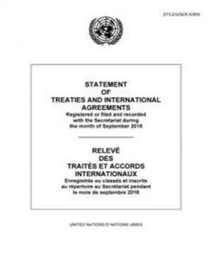 Statement of Treaties and International Agreements de United Nations