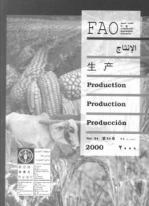 Production Yearbook 2000 de Food and Agriculture Organization of the United Nations