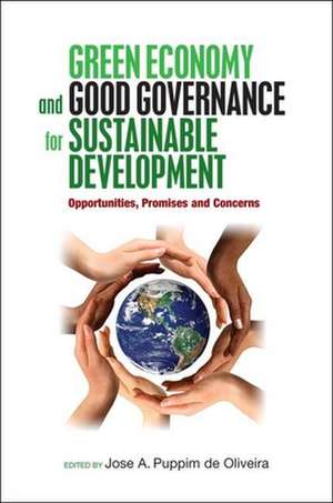 Green Economy and Good Governance for Sustainable Development: Opportunities, Promises and Concerns de Jose Antonio Puppim de Oliveira