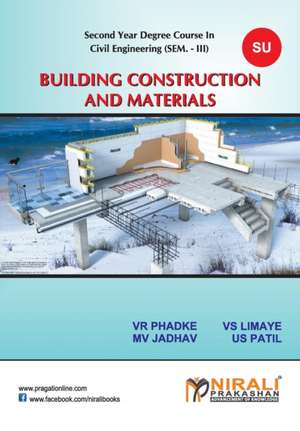 Building Construction And Materials de V. R. Phadke