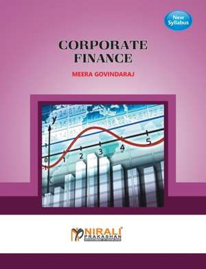 CORPORATE FINANCE de M. Govindaraj