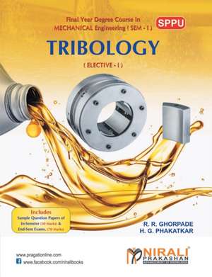 Tribology de R R Ghorpade