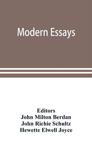 Modern essays de John Richie Schultz