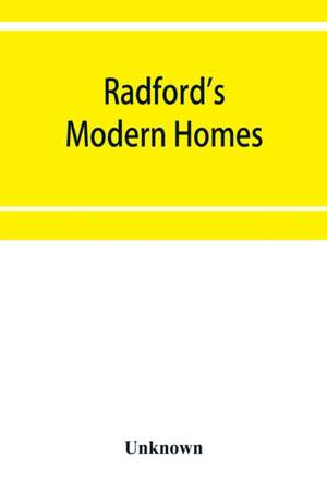 Radford's modern homes de Unknown