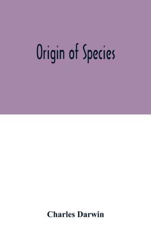 Origin of species de Charles Darwin