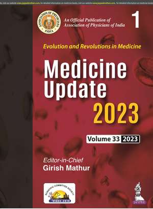 Medicine Update 2023 (Two Volumes) and Progress in Medicine 2023 de Girish Mathur