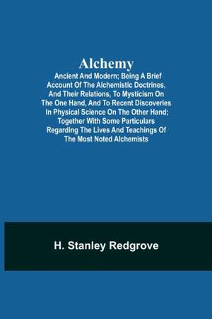 Alchemy de H. Stanley Redgrove