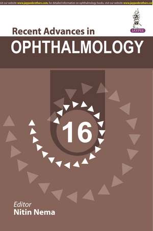 Recent Advances in Ophthalmology - 16 de Nitin Nema