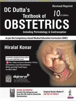 DC Dutta’s Textbook of Obstetrics: Including Perinatology & Contraception de Hiralal Konar