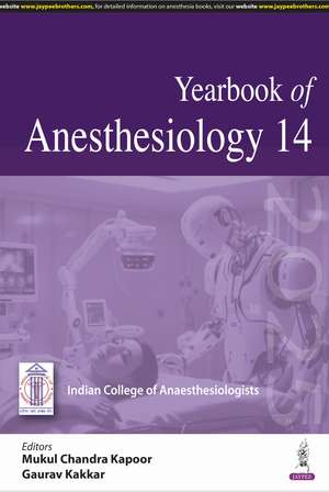 Yearbook of Anesthesiology 14 de Mukul Chandra Kapoor