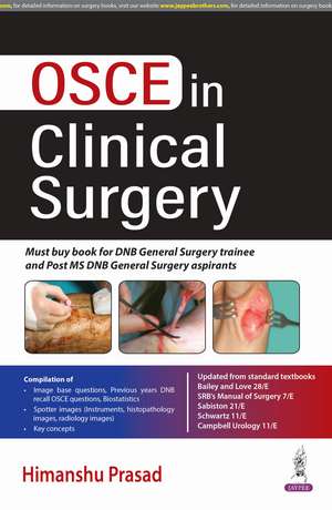 OSCE in Clinical Surgery de Himanshu Prasad