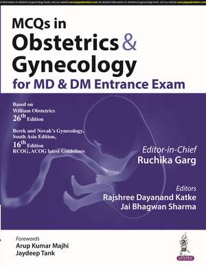 MCQs in Obstetrics & Gynecology for MD & DM Entrance Exam de Ruchika Garg