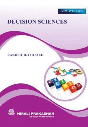 Decision Sciences de Ranjeet H. Chitale