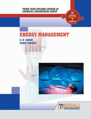 Energy Management de D. B. Dhone