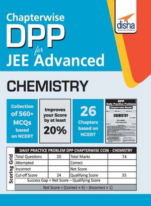 Chapter-wise DPP Sheets for Chemistry JEE Advanced de Disha Experts