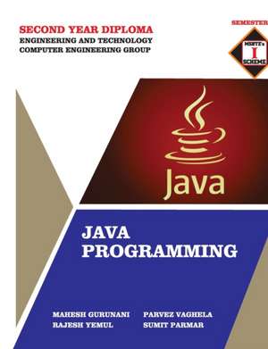 JAVA PROGRAMMING (22412) de Mahesh Gurunani