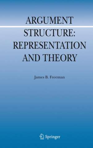Argument Structure:: Representation and Theory de James B. Freeman