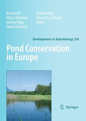 Pond Conservation in Europe de Beat Oertli