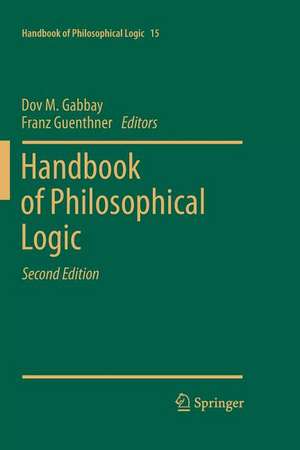 Handbook of Philosophical Logic: Volume 15 de Dov M. Gabbay