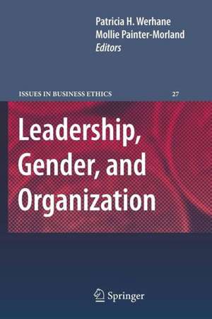 Leadership, Gender, and Organization de Patricia Werhane