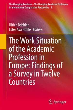 The Work Situation of the Academic Profession in Europe: Findings of a Survey in Twelve Countries de Ulrich Teichler