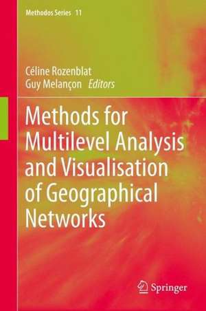 Methods for Multilevel Analysis and Visualisation of Geographical Networks de Céline Rozenblat