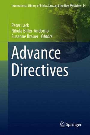 Advance Directives de Peter Lack