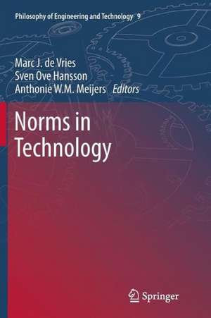 Norms in Technology de Marc J de Vries