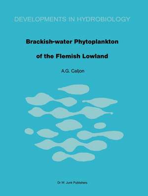 Brackish-water phytoplankton of the Flemish lowland de A.G. Caljon