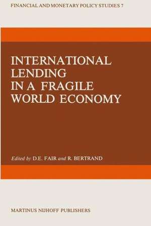 International Lending in a Fragile World Economy de D.E. Fair