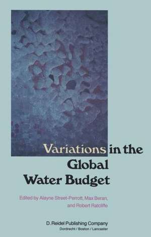 Variations in the Global Water Budget de F.A. Street-Perrott