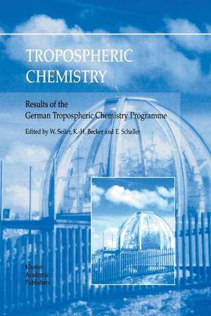 Tropospheric Chemistry: Results of the German Tropospheric Chemistry Programme de W. Seiler