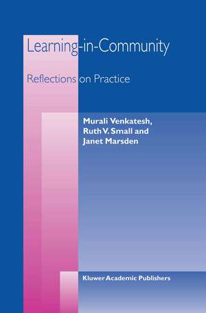 Learning-in-Community: Reflections on Practice de M. Venkatesh