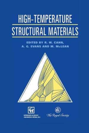 High-temperature Structural Materials de Robert Cahn